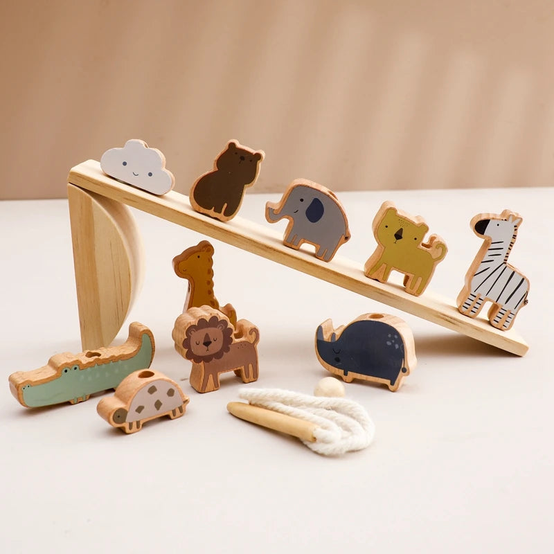 Noah's Ark Seesaw Toy - Baby Montessori Toys