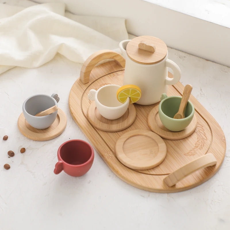 Afternoon Wooden Tea Set - Montessori Baby Toys