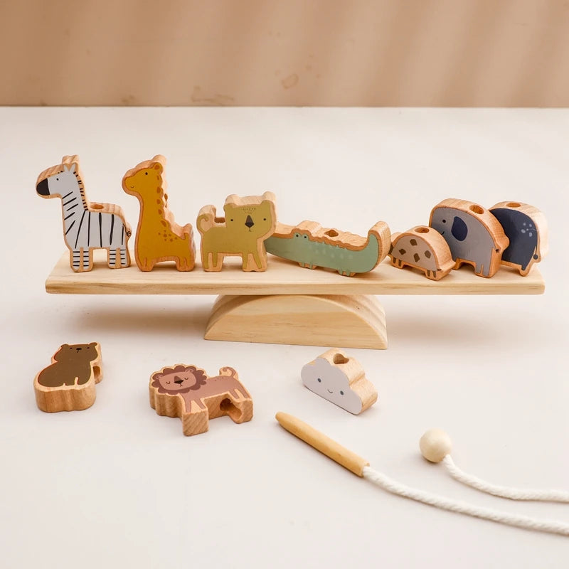 Noah's Ark Seesaw Toy - Baby Montessori Toys