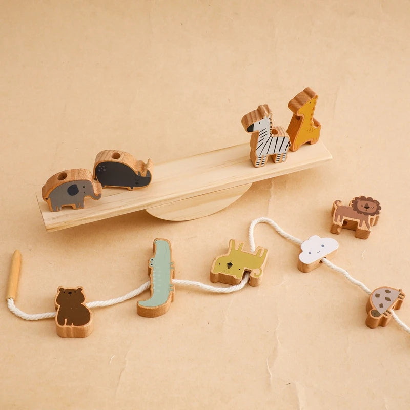 Noah's Ark Seesaw Toy - Baby Montessori Toys