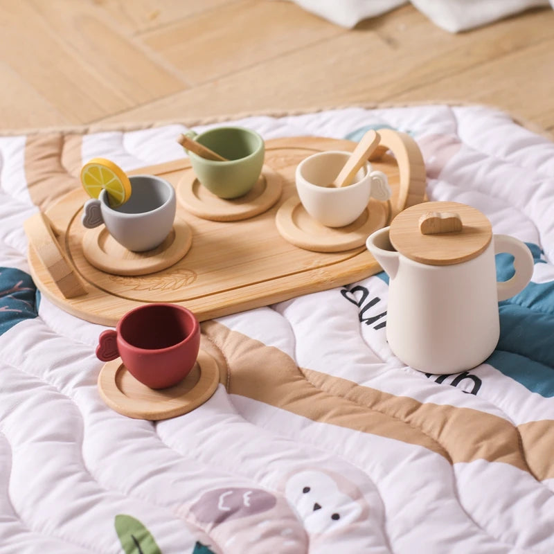 Afternoon Wooden Tea Set - Montessori Baby Toys