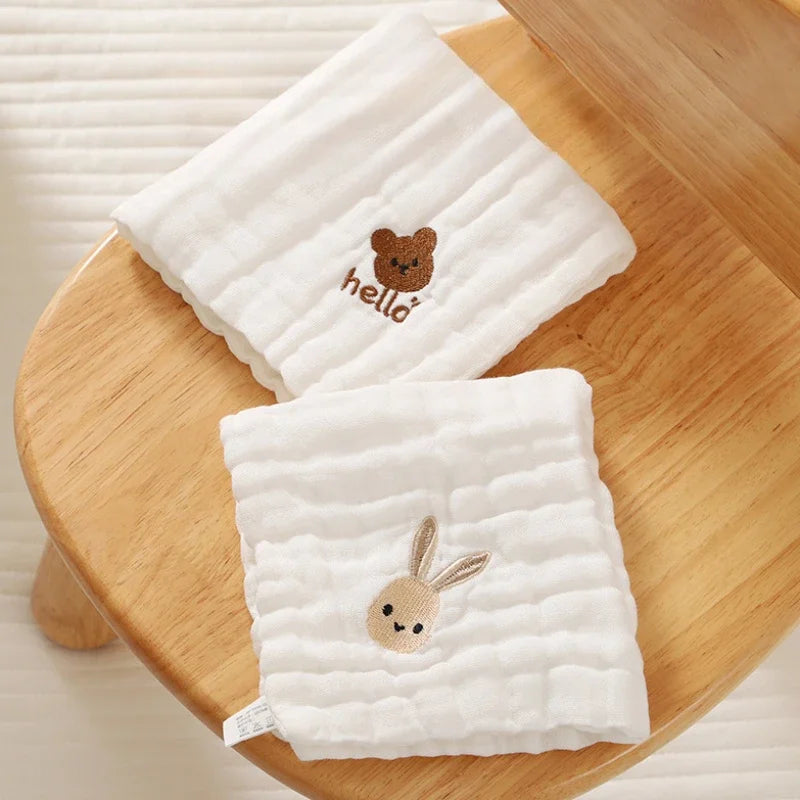 Cotton Embroidery Baby Towels