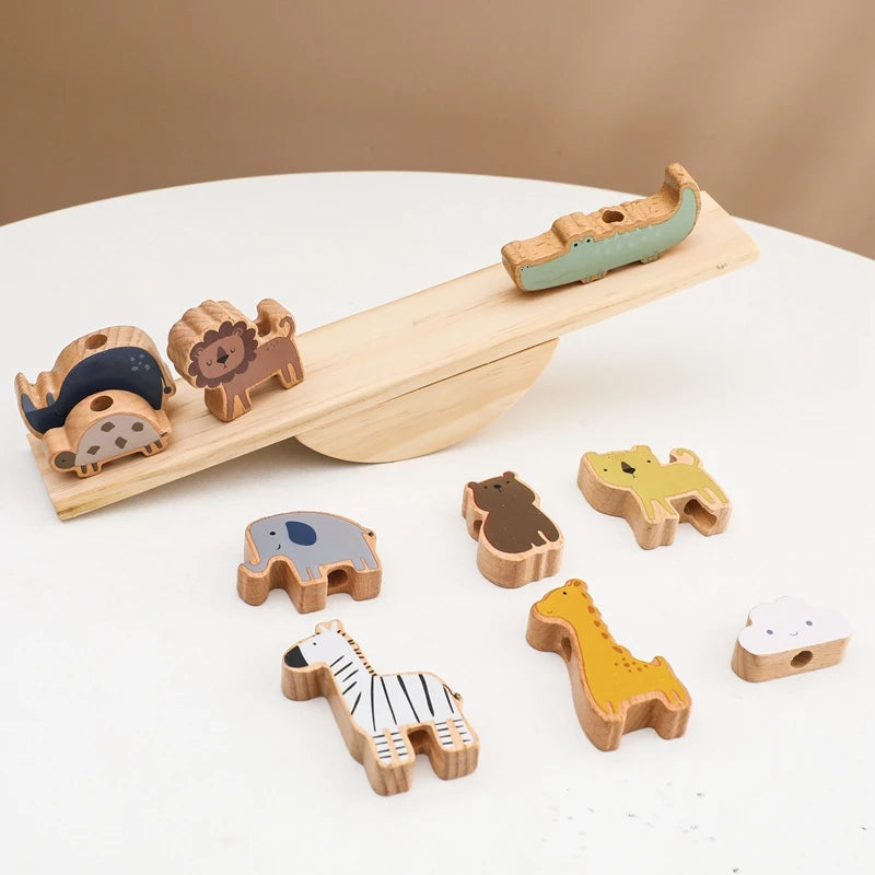 Noah's Ark Seesaw Toy - Baby Montessori Toys