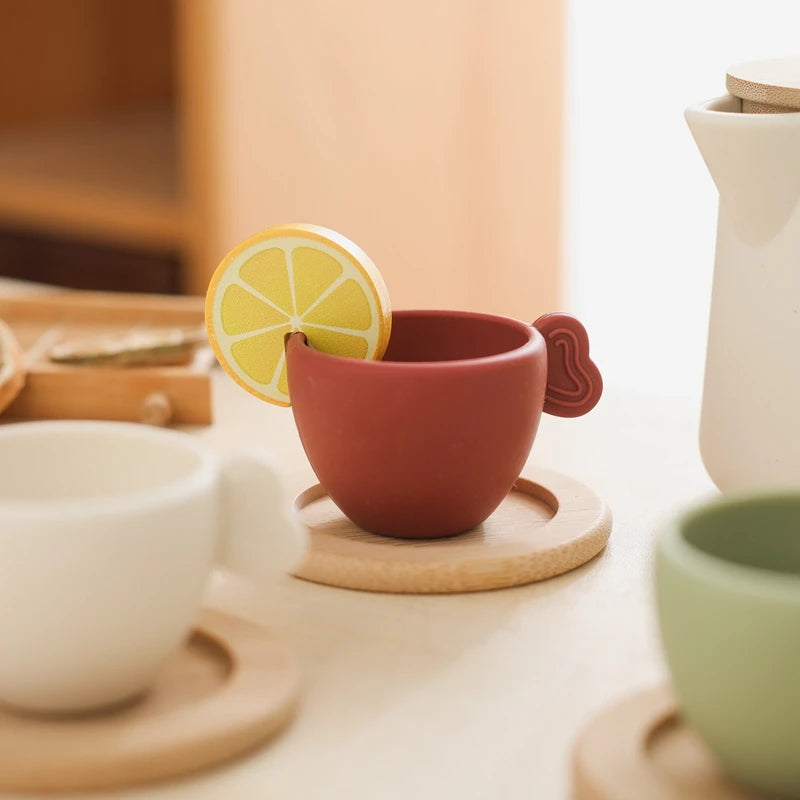 Afternoon Wooden Tea Set - Montessori Baby Toys