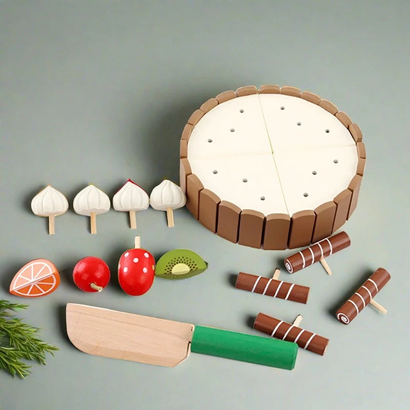 Wooden Cooking Set Toy - Montessori Baby Toys