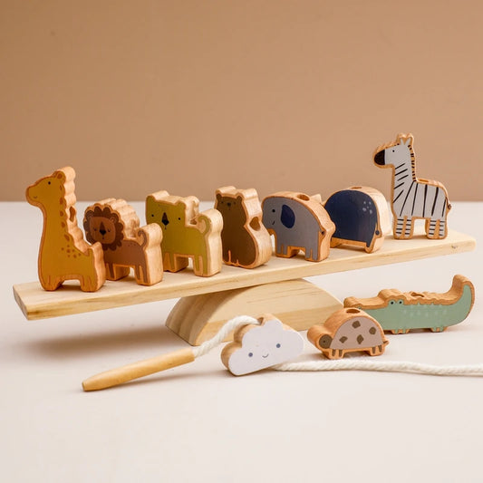 Noah's Ark Seesaw Toy - Baby Montessori Toys