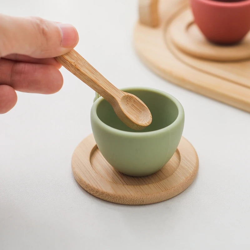 Afternoon Wooden Tea Set - Montessori Baby Toys